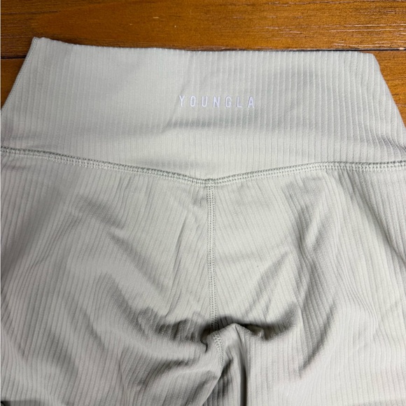 YoungLA Ribbed Wide-Leg Pants - Picture 3 of 4